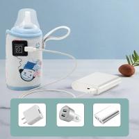 Bolsa Aislada Para Botella De Alimentos Para Bebés USB Calentador De Leche Y Agua Viaje Carro De Bebé 360ml Térmica Para Niños - details 9