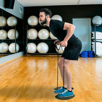 Extensores fitnes multiejercicio adaptables a sillas We Houseware, bandas elásticas, ejercicio en casa - details 2