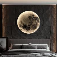 Lámpara De Pared Lunar Moderna Y Lucrecia Para Pasillo Creativo Arte Muralla Decoración De Fondo De Sala De Estar Luz De Cama - details 3