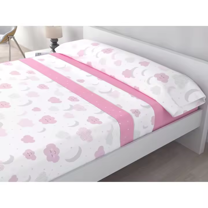 Kimbatex Textil Hogar Tienda Juego de Sábanas Verano  de Microfibra 100% Verano - 3 Piezas - Ropa de Cama Super Suave y Cómoda - Kimbatex Textil Hogar Tienda Diseños Estampados y infantiles. - 1