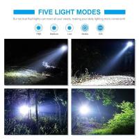 Linterna LED Recargable Potente Torcha Brillante Ultra T6 Con Zoom Para Camping Al Aire Libre Luz De Exterior Lámpara Torcha LED - details 7