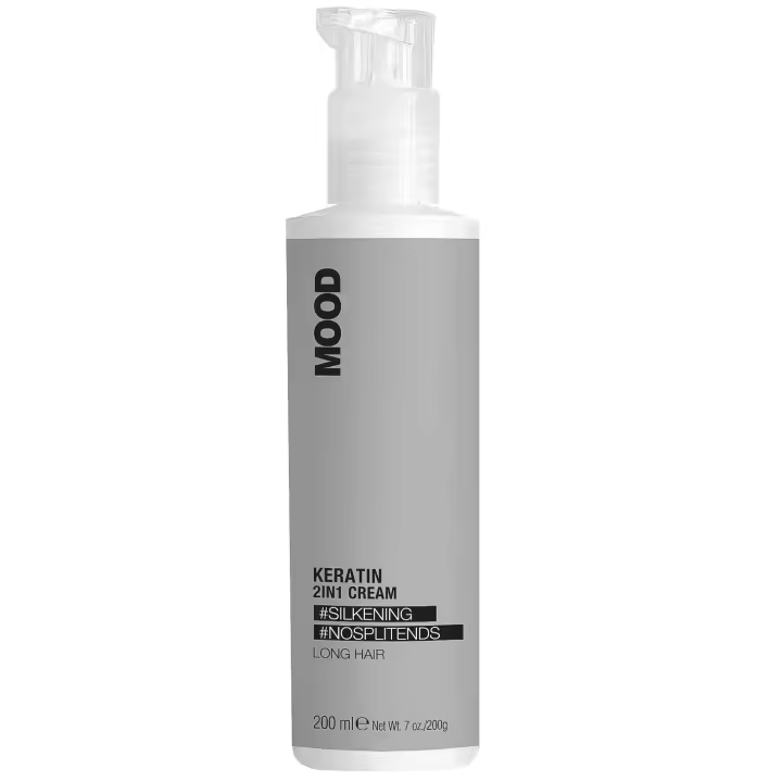 MOOD Keratin Crema Vegana 2 En 1  200 ml Cabello Largo Sin Aclarado - 1