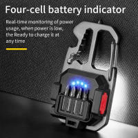 AmmToo Ultra Pequeña MiniLinterna Portátil LED De Llavero Con Luz De Trabajo COB Y Martillo Para Ventana Para Camping Al Aire Libre Y Emergencias - details 3