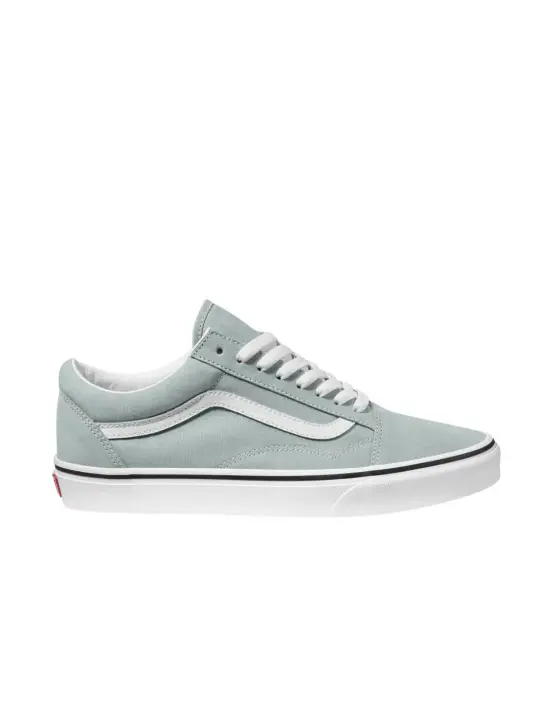 Zapatilla Vans WM Old Skool Gris/Blanco - 1