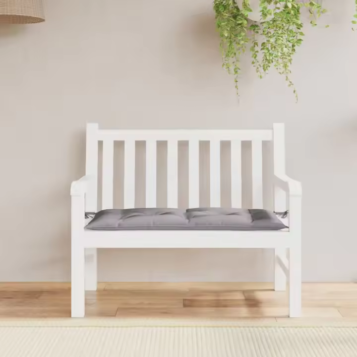 Paño de Banco de Jardín tela Oxford gris 100x50x7 cm - 1