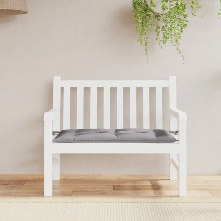 Paño de Banco de Jardín tela Oxford gris 100x50x7 cm - 1