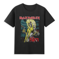 Camiseta De Algodón Para Hombre 2025 Casual Powerslave Head Oversized Deportiva Cómoda Streetwear Con Estampado De Iron Maiden - details 3
