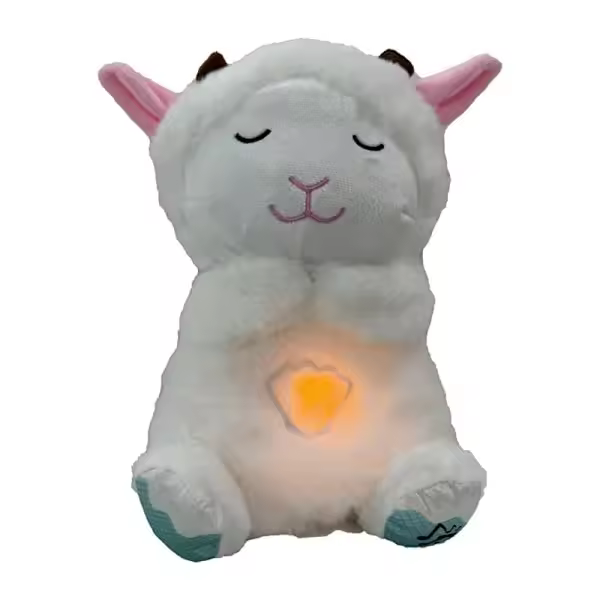 Soothing Stitch Plush Toy, Stitch Anxiety Relief, Rhythmic Breathing Exercise, Perfect for Sleeping Children and Adults - Perfect Granny Gray Breathing Bear - 1