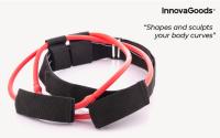 InnovaGoods® Cinturón gomas elasticas musculacion, Bandas Elásticas de musculacion x2-40 lb/18 kg, Correas Ajustables con Velcro, bandas elasticas fitness para Glúteos, Abdominales y Piernas. - details 4