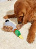 Juguete De Peluche Para Perros Estilo Pato Silvestre Durable Y Divertido Adecuado Para Todas Las Pequeñas Razas De Perros Suministros Para Mascotas Juguete De Masticación Para Dientes - details 0