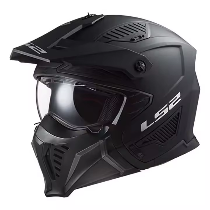 Ls2 Casco Convertible Of606 Drifter Negro Adulto - 1