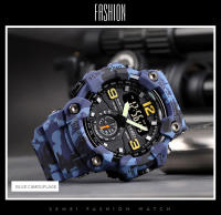 Reloj Deportivo Skmei Multifuncional Cronógrafo Digital Hombre Movimiento Dual Resistente Al Agua Con Alarma Y Calendario Pantalla LED - details 12