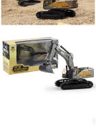 Huina 1721 Mini Excavadora De Aleación Para Niños Juguete De Simulación Para Niños De Edad Varón Vehículo De Ingeniería Resistente Caídas Con Gancho Manual Escala 1:50 - details 4