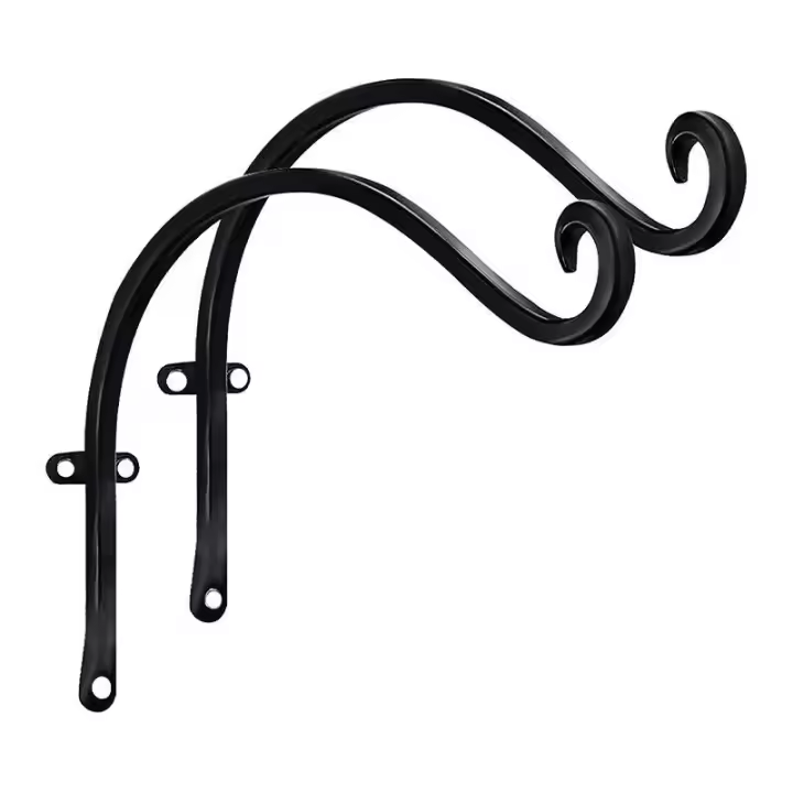 Soporte para cesta colgante de perlas raras, gancho para plantas, gancho para cesta, soporte de pared para flores, 2 uds. - 1