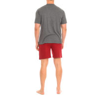 Kisses and Love-Pijama de Verano Manga Corta Algodón KL30000 para Hombre