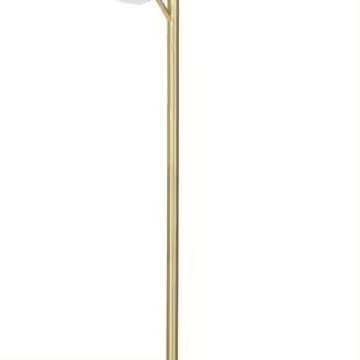 Lámpara de Pie MF201, Metal, Oro, 36x36x190 cm - 1