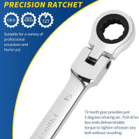 Llave De Eje Ajustable 6mm-24mm Herramienta Mecánica Para Bicicletas Y Coches Kit De Llaves Multifuncional De Acero Cr-V - details 1