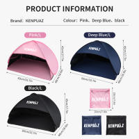 Carpa Portátil Para Camping Y Uso Interior Y Exterior Fácil De Plegar Protección Contra El Sol Y La Lluvia Con Luz Para Dormir En La Cama - details 6