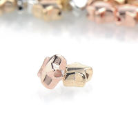 100pcs Cuentas Redondas De Estrella 4mm 5mm 6mm En Oro Y Plata Para Fabricación De Joyas Accesorios DIY Espaciadores Libres - details 10