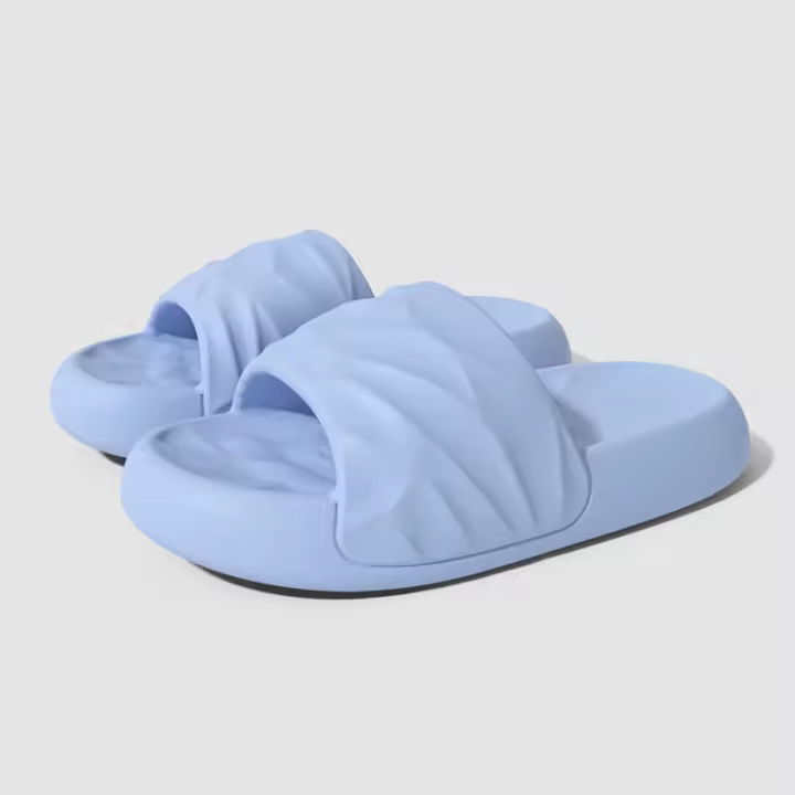 MOV-Zapatillas geométricas de suela gruesa para hombre para usar al aire libre en verano, antideslizantes y silenciosas para bañarse en el baño, uso doméstico en interiores. - 1