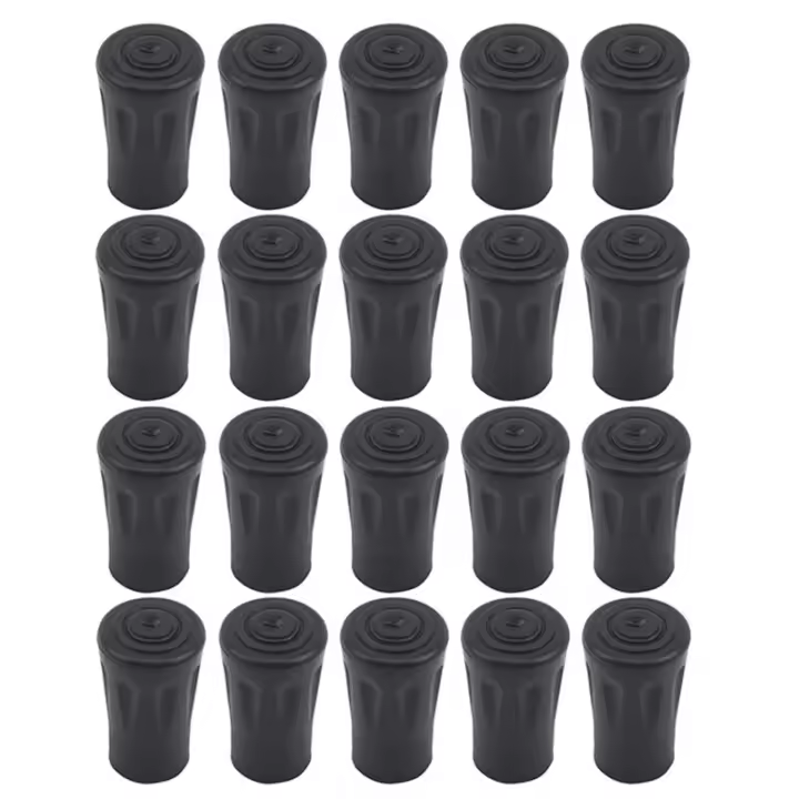 10 Piezas/5 Pares De Protecciones De Punta Para Palas De Caminar Y Trekking En Nieve Material De Goma Repuestos Para Bastones De Montaña - 1