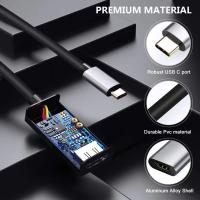 Adaptador Cable USB C a HDMI 4K USB 3.1 Converter HDTV Para Proyector PC MacBook pro Laptop Tablet HUAWEI Conector Tipo C a HDMI Compatible - details 2