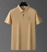 Camisa Polo De Verano Para Hombres Diseño De Moda Bordado Algodón De Seda Transpirable Casual Negocios Manga Corta - details 6