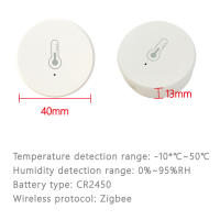 Sensor De Temperatura Y Humedad Inteligente Tuya Zigbee Para Interior Y Exterior Medidor De Humedad Termómetro Detector De Seguridad Doméstica Compatible Con Alexa - details 1