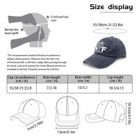 Gorro De Béisbol Divertido Para Hombres '¿Dónde Están Los Peces?' Protección Solar Ajustable Talla Unica Negro Azul Marino - details 2