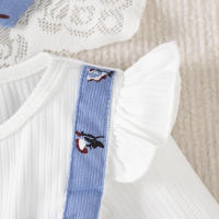 2PCS Vestido De Princesa Para Bebé Girla 0-2 Años Con Manga Larga Estampado De Flores Gran Lazo Vestido De Moda Para Bebé Niña Otoño - details 14