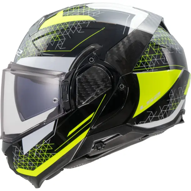Casco modular LS2 FF910 Advant II Astral - Negro Amarillo - 1