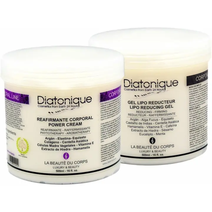 Pack Duo: Crema Reafirmante y Gel Reductor Corporal Power Cream 500 + 500 ML - 1