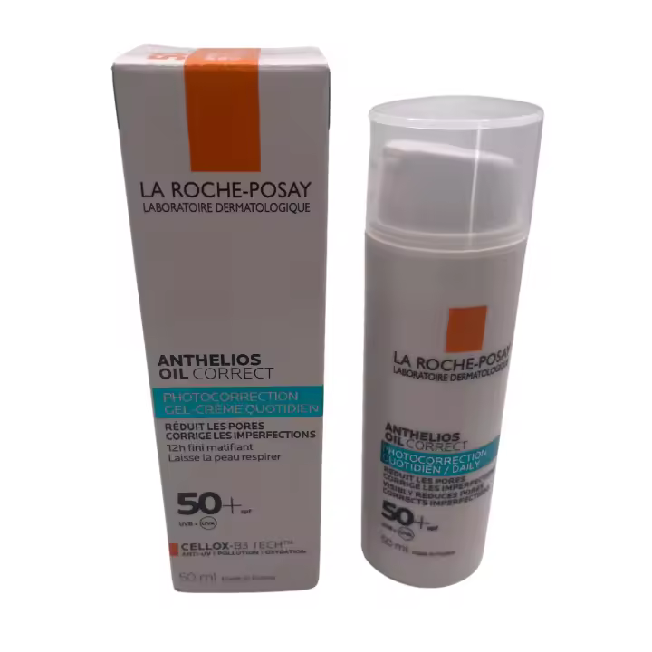 LA ROCHE-POSAY - Crema ANTHELIOS OIL CORRECT SPF 50+ - 1