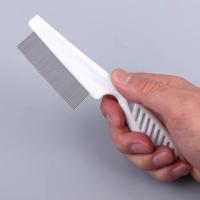 Peine De Acero Inoxidable Para Perros Y Gatos Cepillo De Aseo Para Mascotas Herramienta De Pelaje Y Pulgas Ideal Para Baño Y Limpieza - details 21