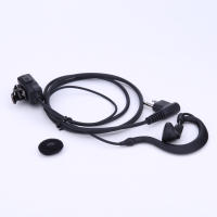 1-20PCS 2-Pin Air Tube Earpiece Headset Para Walkie Talkie Micrófono Para Motorola CB Radio CP88 CP040 CP100 CP110 Negro - details 4