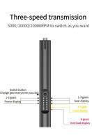Mini Grabadora Eléctrica Sin Cable 4.2V 5000-10000-18000r Herramienta Rotativa Para Joyería Y Metal Tratamiento De Superficie - details 26