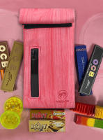 FIREDOG Bolsa De Hierba Con Cierre De Cremallera Lining De Carbono En Cuero PU a Prueba De Olores Y Perfumes Para Cigarrillos - details 2