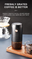 Molino De Café Profesional Autostop Ajustable Portátil Para Viajes Y Cafeterías Máquina De Molienda De Acero Inoxidable SUS Capacidad De 25g Por Tiempo - details 2