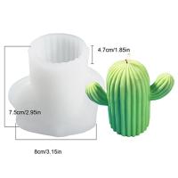 Molde De Velas De Silicona En Forma De Cactus Para Artesanía DIY Molde Para Resina Y Sabão Aromaterapia Herramientas De Fabricación De Velas - details 8