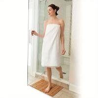 Alfombra De Baño De Madera Rectangular Impermeable Y Antideslizante Tejida De Bambú Rayón Para Baño Y Toilette - details 4