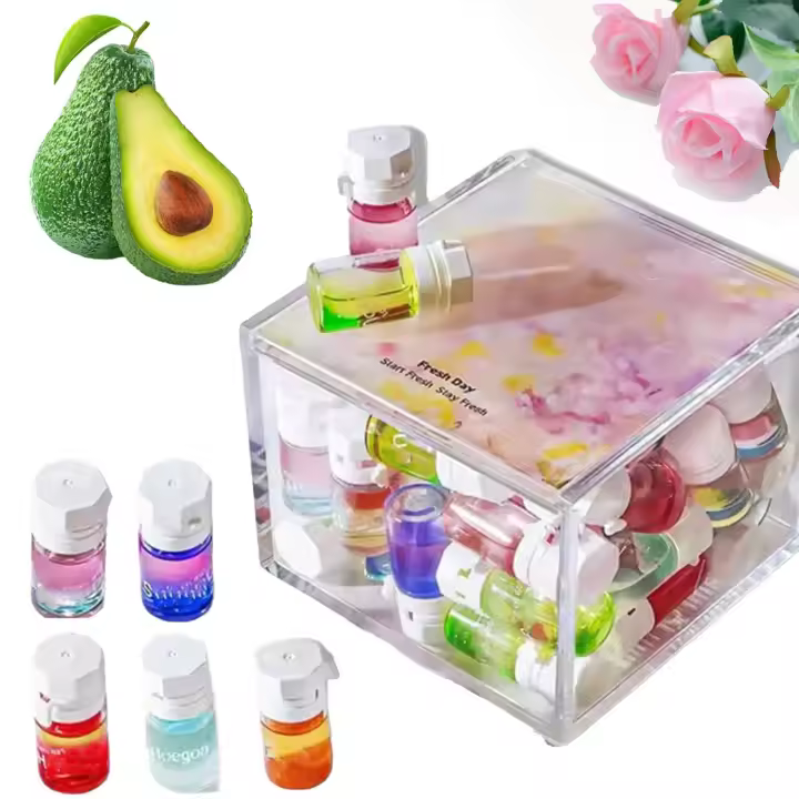 50 perfumes capilares 2 en 1: aceite de aguacate, fragancia de flor de camelia de larga duración, perfume capilar para mujeres, para cabello encrespado y dañado. - 1