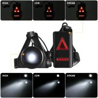 Lámpara De Pecho LED Para Correr Por Noche Recargable Por USB Luz De Advertencia Trasera Para Camping Senderismo Correr Y Aventura - details 1