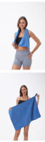 Toalla deportiva de polar de doble cara de secado rápido, ligera y de lujo, ideal para secar el sudor en el gimnasio o en el yoga. - details 3
