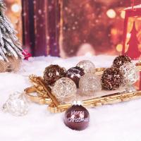 25 bolas de Navidad irrompibles de 6 cm para decoración de árbol de Navidad, cubo de bolas de plástico reutilizable - details 0