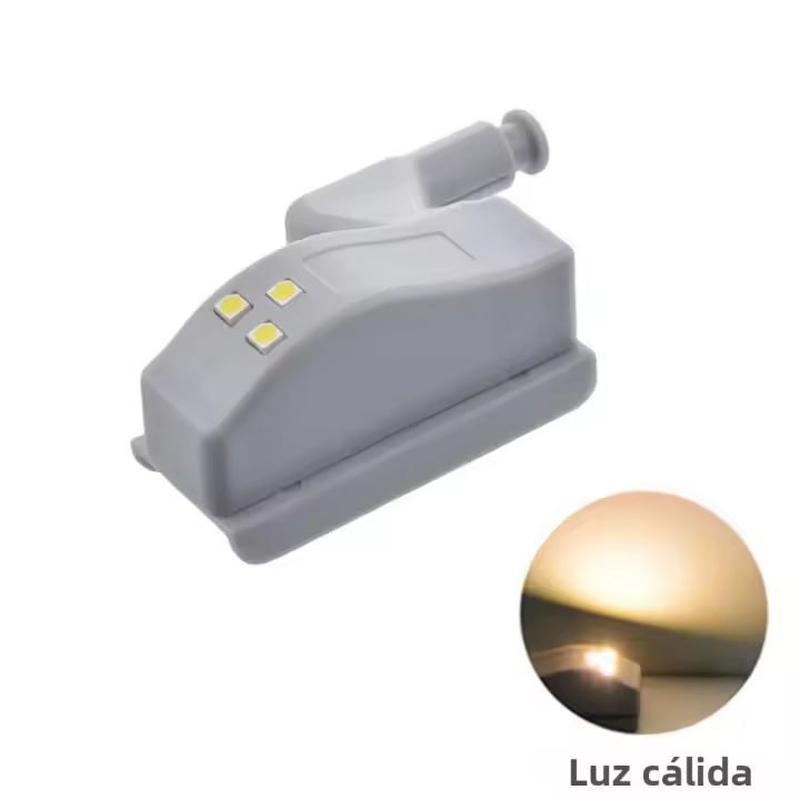 Lámpara LED Para Bisagra Interior Con Batería Luz Subcabineta Sensor Para Armario Dormitorio Cocina Armario Nocturna - 1
