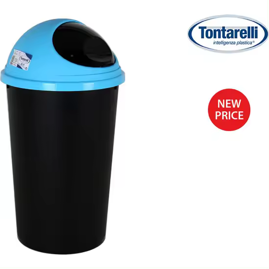 Cubo Basura Tontarelli con Tapa 25L - Diseño Moderno - 1