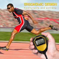 Reloj De Pulsera Digital Impermeable Para Deportes Con Cinta Para Natación Correr Fútbol Entrenamiento Timer Cronógrafo LCD Portátil - details 2