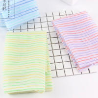 Escobilla De Baño Con Toalla De Exfoliación Y Esponja Para Ducha Paño De Limpieza Rústica Accesorios De Baño De Nylon - details 4