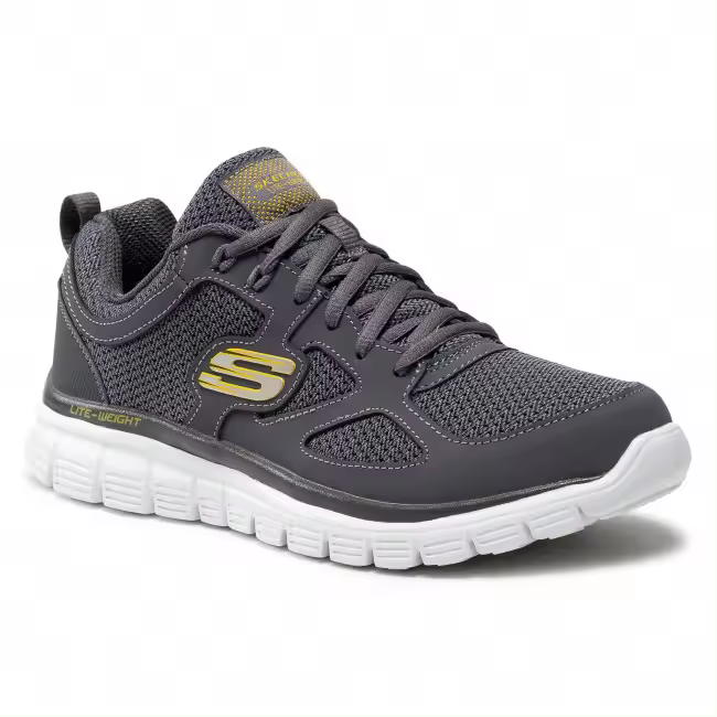 Deportivos Skechers Burns - Agoura Para Hombre Color Negro Gris - 1