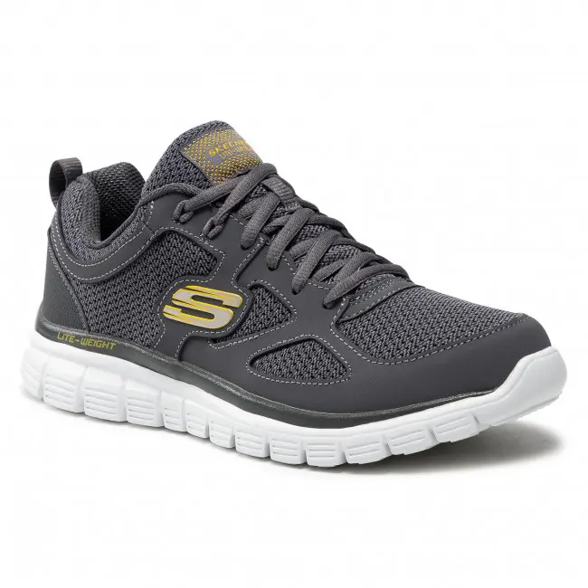 Deportivos Skechers Burns - Agoura Para Hombre Color Negro Gris - 1
